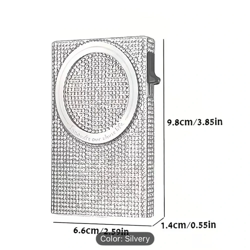 Silver Anti-Theft Card Holder